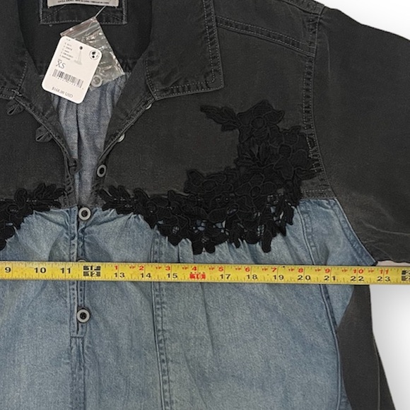 Free People We the Free Sz XS Denim - Picture 6 of 16